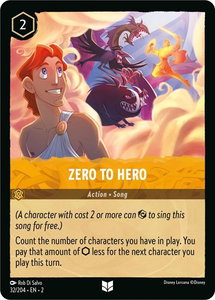 Zero To Hero - Rise of the Floodborn (2) #32/204 - Uncommon Disney Lorcana Trading Card