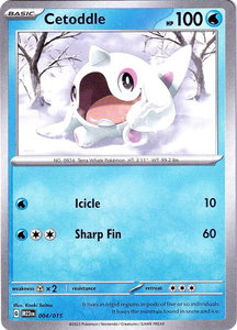Cetoddle - McDonald's Promos 2023 (M23) #004/015 - Rare Pokémon Trading Card