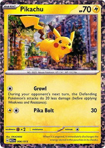 Pikachu - McDonald's Promos 2023 (M23) #006/015 - Rare Pokémon Trading Card