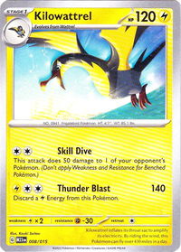 Kilowattrel - McDonald's Promos 2023 (M23) #008/015 - Rare Pokémon Trading Card