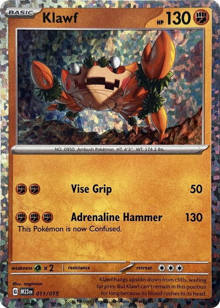 Klawf - McDonald's Promos 2023 Pokémon trading card