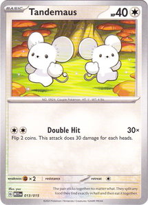 Tandemaus - McDonald's Promos 2023 (M23) #013/015 - Rare Pokémon Trading Card