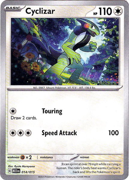 Cyclizar - McDonald's Promos 2023 Pokémon trading card
