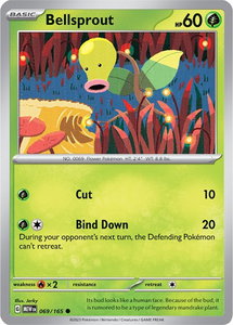 Bellsprout - SV: Scarlet & Violet 151 (MEW) #069/165 - Common Pokémon Trading Card