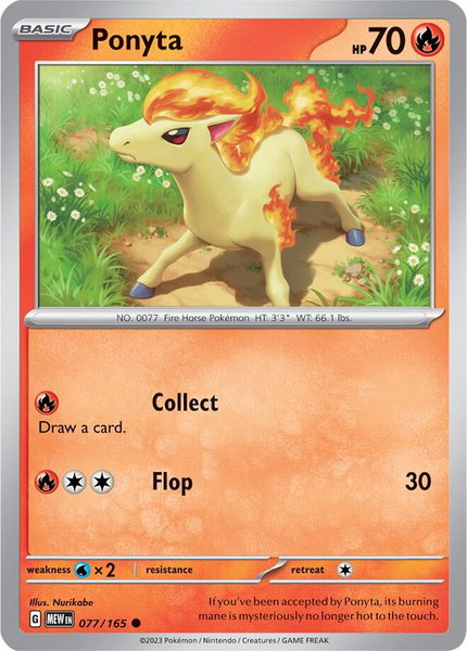 Ponyta - SV: Scarlet & Violet 151 Pokémon trading card
