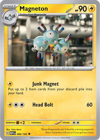 Magneton - SV: Scarlet & Violet 151 (MEW) #082/165 - Uncommon Pokémon Trading Card