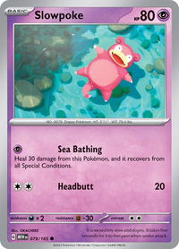 Slowpoke - SV: Scarlet & Violet 151 (MEW) #079/165 - Common Pokémon Trading Card