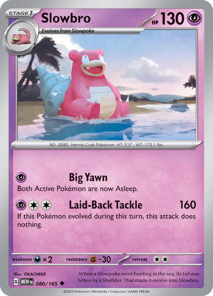 Slowbro - SV: Scarlet & Violet 151 Pokémon trading card