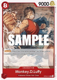 Monkey.D.Luffy (014) - Kingdoms of Intrigue (OP04) #OP04-014 - Uncommon One Piece Trading Card