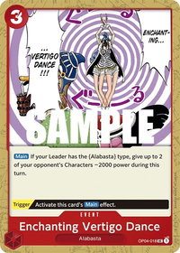 Enchanting Vertigo Dance - Kingdoms of Intrigue (OP04) #OP04-018 - Uncommon One Piece Trading Card