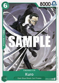 Kuro - Kingdoms of Intrigue (OP04) #OP04-023 - Common One Piece Trading Card