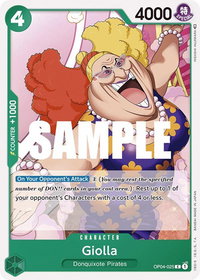Giolla - Kingdoms of Intrigue (OP04) #OP04-025 - Common One Piece Trading Card