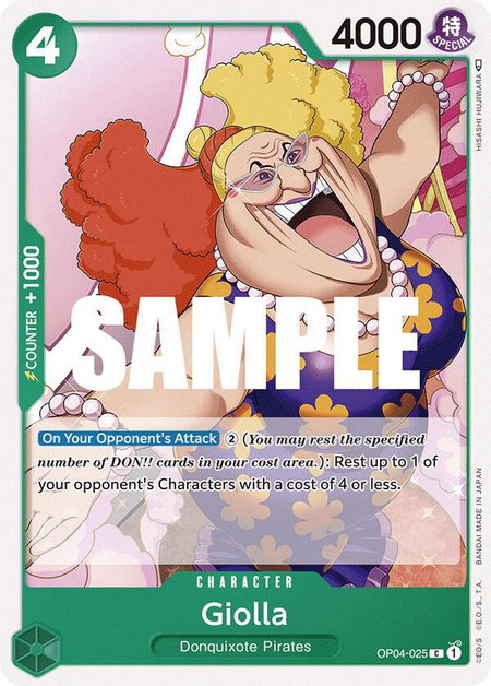 Giolla - Kingdoms of Intrigue One Piece trading card