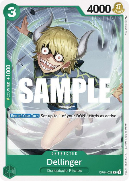 Dellinger - Kingdoms of Intrigue One Piece trading card