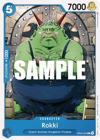 Rokki - Kingdoms of Intrigue (OP04) #OP04-054 - Common One Piece Trading Card