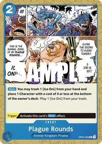 Plague Rounds - Kingdoms of Intrigue (OP04) #OP04-055 - Common One Piece Trading Card