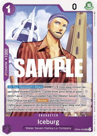 Iceburg - Kingdoms of Intrigue (OP04) #OP04-059 - Uncommon One Piece Trading Card
