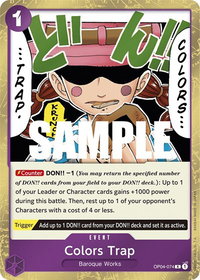 Colors Trap - Kingdoms of Intrigue (OP04) #OP04-074 - Rare One Piece Trading Card