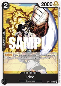 Ideo - Kingdoms of Intrigue (OP04) #OP04-077 - Common One Piece Trading Card
