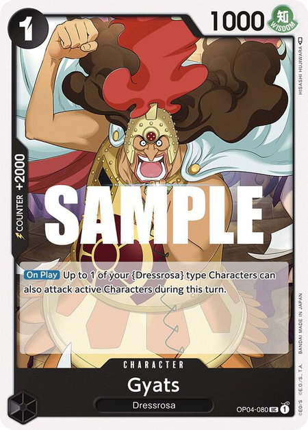 Gyats - Kingdoms of Intrigue One Piece trading card