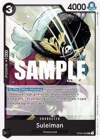 Suleiman - Kingdoms of Intrigue (OP04) #OP04-085 - Uncommon One Piece Trading Card
