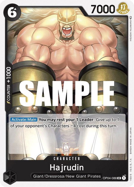 Hajrudin - Kingdoms of Intrigue One Piece trading card