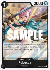 Rebecca (092) - Kingdoms of Intrigue (OP04) #OP04-092 - Rare One Piece Trading Card
