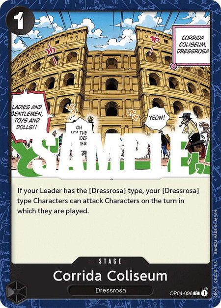 Corrida Coliseum - Kingdoms of Intrigue One Piece trading card