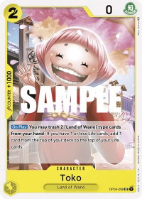 Toko - Kingdoms of Intrigue (OP04) #OP04-098 - Uncommon One Piece Trading Card