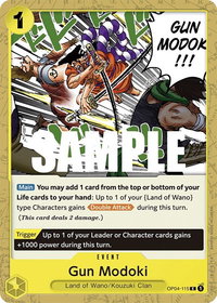 Gun Modoki - Kingdoms of Intrigue (OP04) #OP04-115 - Common One Piece Trading Card