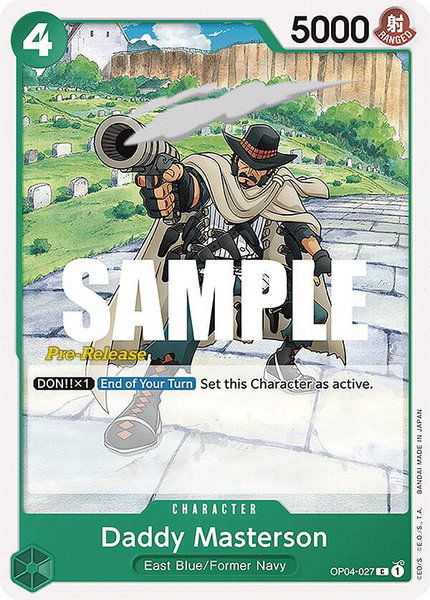 Daddy Masterson - Kingdoms of Intrigue Pre-Release Cards One Piece trading card
