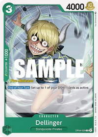 Dellinger - Kingdoms of Intrigue Pre-Release Cards (OP04 PRE) #OP04-029 - Common One Piece Trading Card