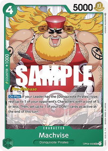 Machvise - Kingdoms of Intrigue Pre-Release Cards (OP04 PRE) #OP04-033 - Uncommon One Piece Trading Card