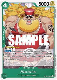 Machvise - Kingdoms of Intrigue Pre-Release Cards (OP04 PRE) #OP04-033 - Uncommon One Piece Trading Card