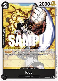 Ideo - Kingdoms of Intrigue Pre-Release Cards (OP04 PRE) #OP04-077 - Common One Piece Trading Card