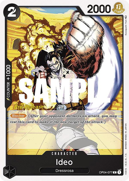 Ideo - Kingdoms of Intrigue Pre-Release Cards One Piece trading card