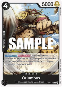 Orlumbus - Kingdoms of Intrigue Pre-Release Cards (OP04 PRE) #OP04-079 - Common One Piece Trading Card
