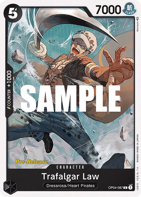 Trafalgar Law - Kingdoms of Intrigue Pre-Release Cards One Piece trading card