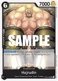 Hajrudin - Kingdoms of Intrigue Pre-Release Cards (OP04 PRE) #OP04-088 - Uncommon One Piece Trading Card