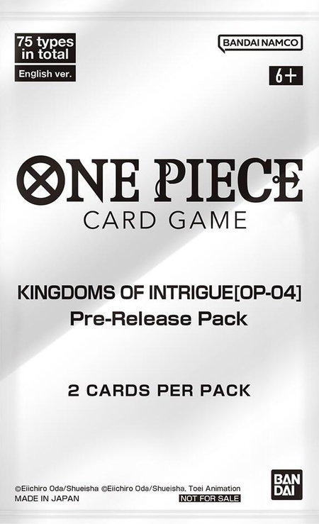 Kingdoms of Intrigue - Pre-Release Pack - Kingdoms of Intrigue Pre-Release Cards One Piece trading card