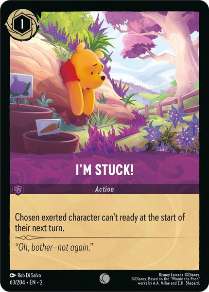 I'm Stuck! trading card from Rise of the Floodborn I'm Stuck! - Rise of the Floodborn Disney Lorcana trading card