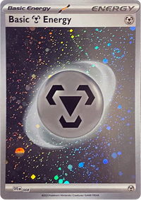 Basic Metal Energy (Cosmos Holo) - SVE: Scarlet & Violet Energies (SVE) #008 - Common Pokémon Trading Card