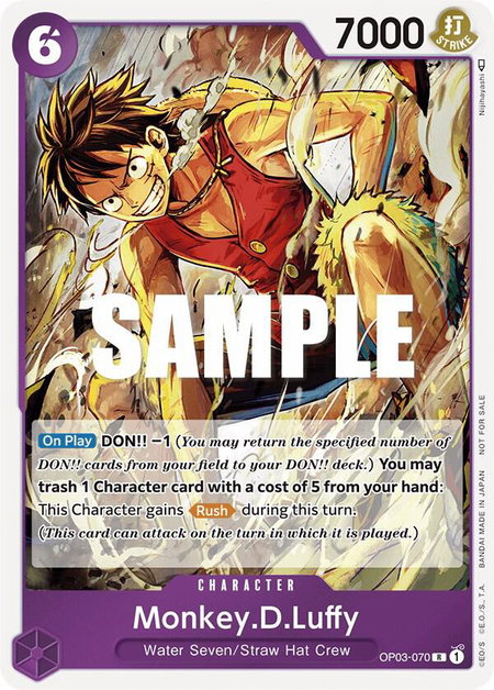 Monkey.D.Luffy (Dash Pack) - Kingdoms of Intrigue One Piece trading card