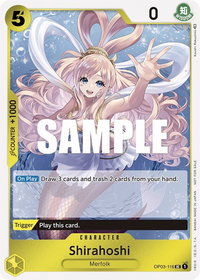 Shirahoshi (Dash Pack) - Kingdoms of Intrigue (OP04) #OP03-116 - Uncommon One Piece Trading Card