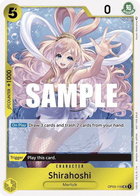 Shirahoshi (Dash Pack) - Kingdoms of Intrigue One Piece trading card