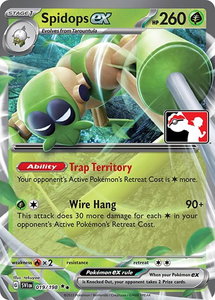 Spidops ex - 019/198 - Prize Pack Series Cards #019/198 - Double Rare Pokémon Trading Card