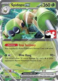 Spidops ex - 019/198 - Prize Pack Series Cards  #019/198 - Double Rare Pokémon Trading Card