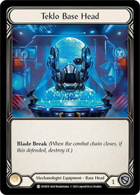 Teklo Base Head - Bright Lights (EVO) #EVO018 - Common Flesh and Blood Trading Card