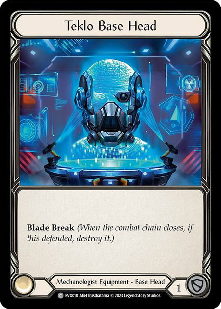 Teklo Base Head - Bright Lights Flesh and Blood trading card