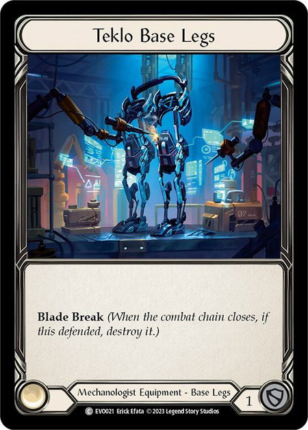 Teklo Base Legs - Bright Lights Flesh and Blood trading card